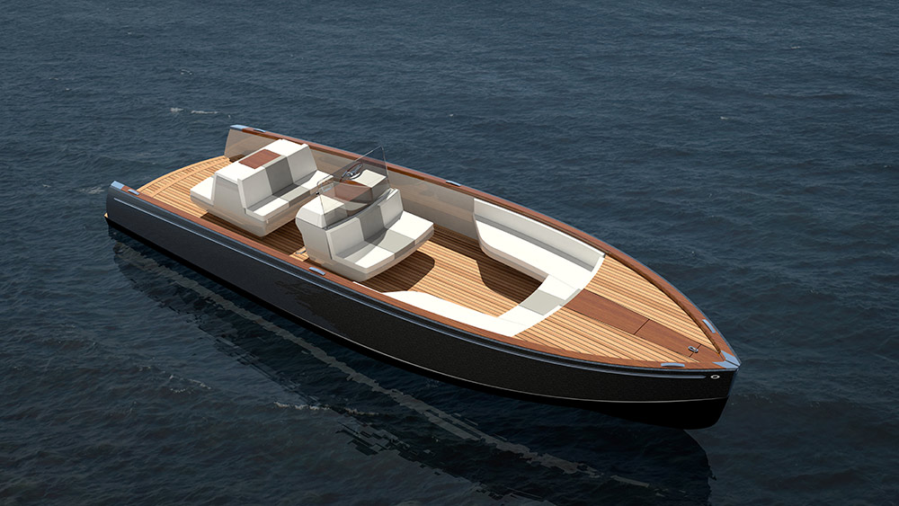 The first fully rechargeable electric yacht of the world